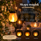 Skapa magisk stämning med ett varmt, levande ljus