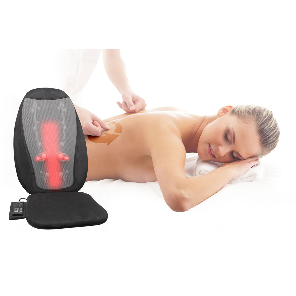 Lanaform Heated Massage Cushion – Värmekudde med gel och vibrationsmassage - utgått
